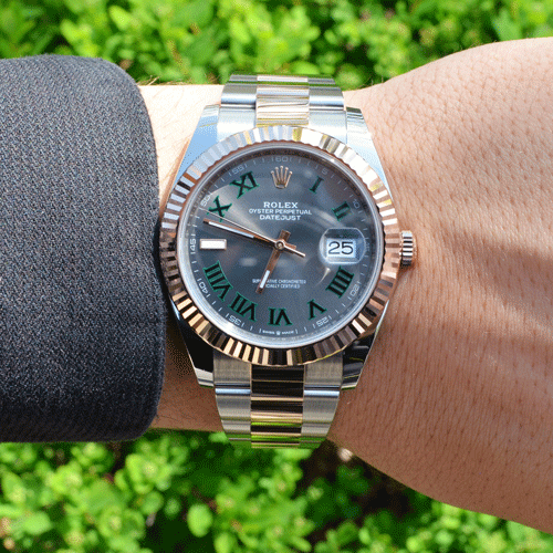 rolex datejust 41 2 tone