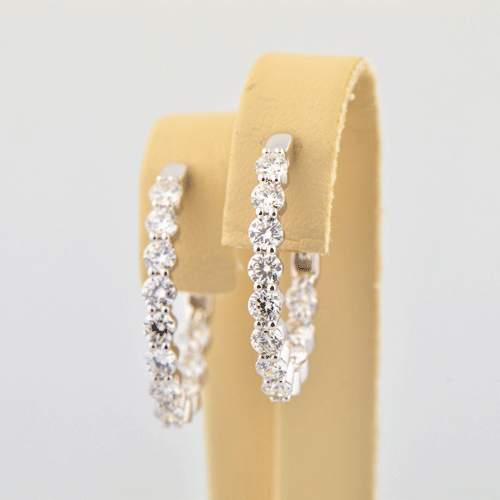 Our Bellevue Diamond Earrings - Porcello Jewelers