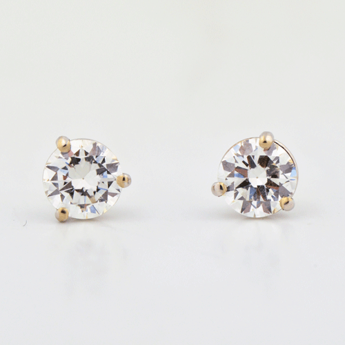 Bellevue Earrings: Diamond Studs, Gold & Silver Hoops | Porcello