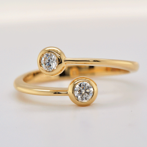 0.21ctw Diamond 14k Yellow Gold Ring - Porcello Jewelers