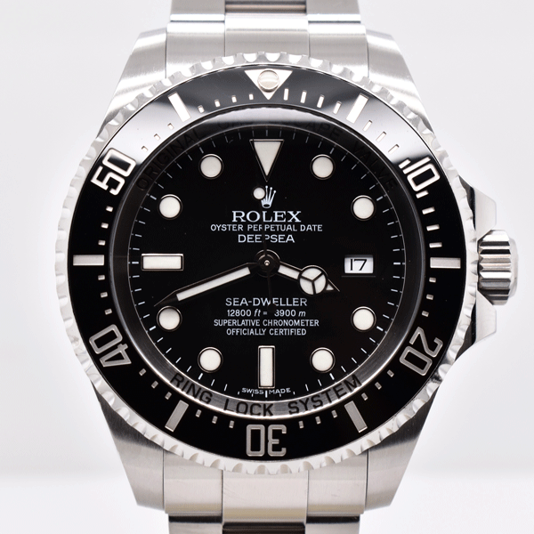 2015 Rolex Sea Dweller 44mm Black Dial Stainless Steel Full Set