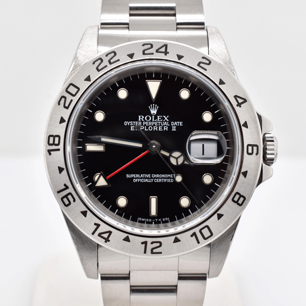 1993 Rolex Explorer II 40mm Black Tritium Dial 16570 Porcello