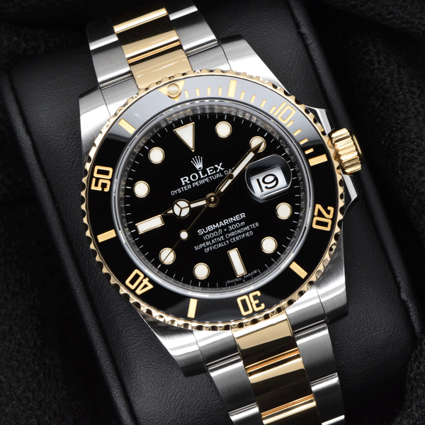 2018 Rolex Submariner Date 40mm TT YG & Steel Black Dial 116613LN